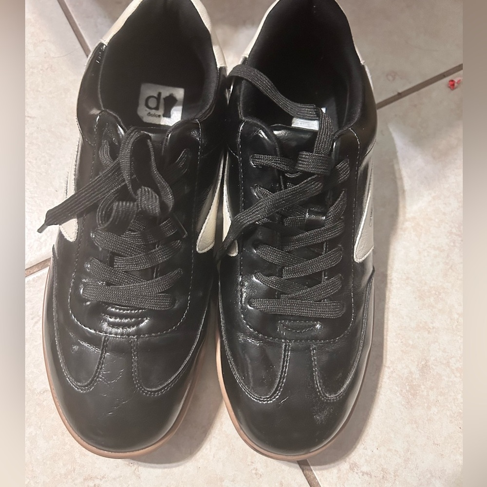 Dolce Vita Black and White Sneakers